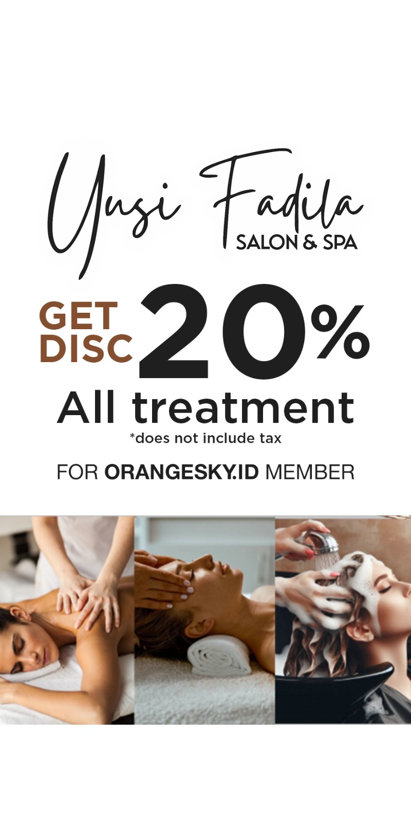 YUSI FADILA SALON ! Get Discount 20% UP to 30% !